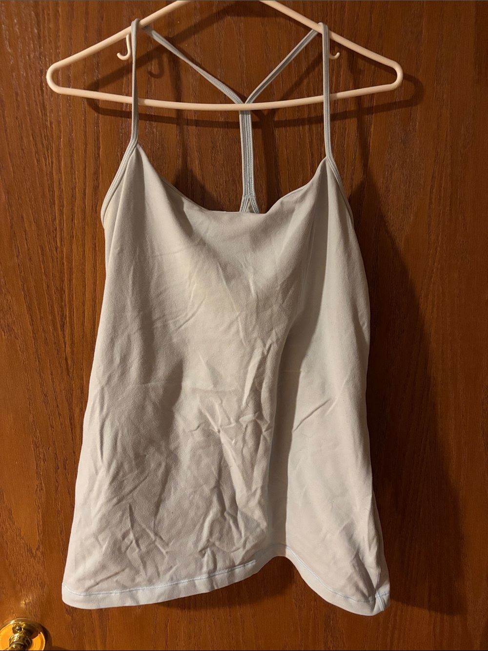 lululemon athletica Light Gray Strappy Camisole